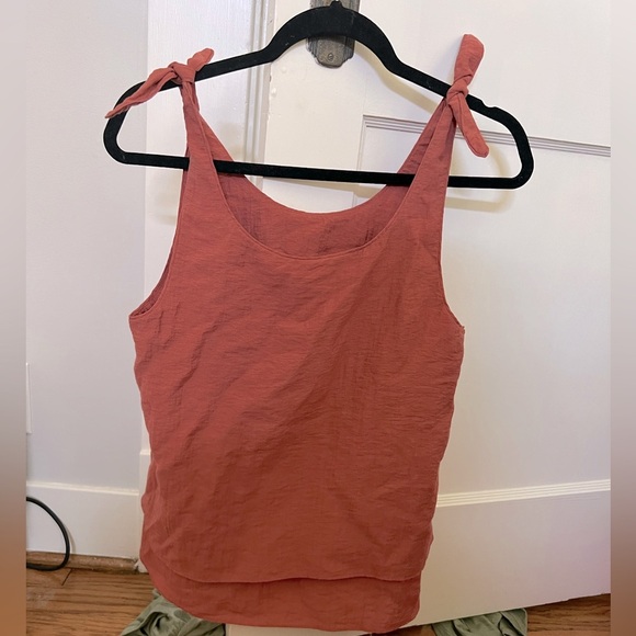 Cremieux burnt Orange tank top. Size S. - Picture 1 of 5